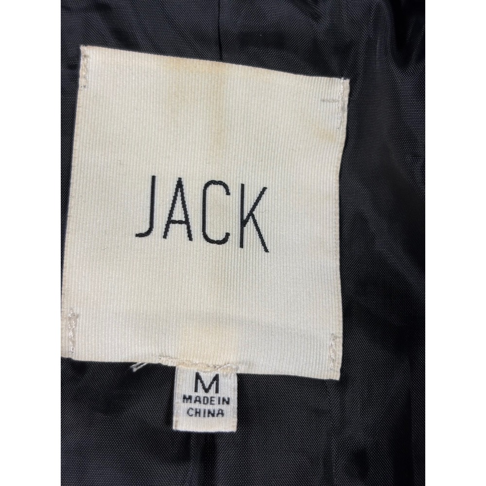 Jack Belted Wrap Jacket Striped Wool Blend Shawl Collar Minimalist Women S - Picture 6 of 11